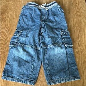 Kids Blue Cargo Pants